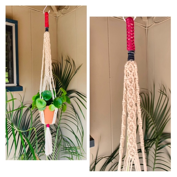 Hand Crafted Other - Hand Crafted Boho Macrame Plant Hanger
